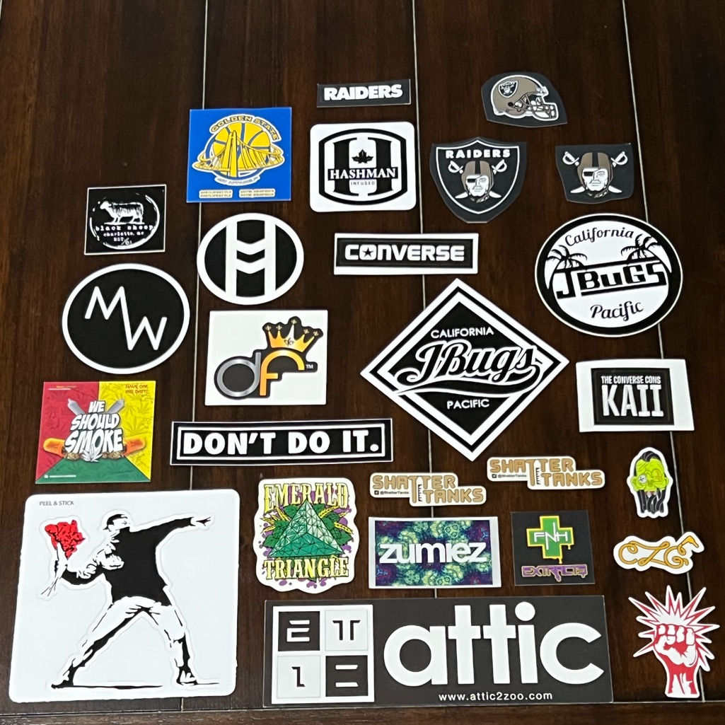 Lot Of 25 Random Streetwear Breweries Banksy 420 710 Brand New Rare Stickers